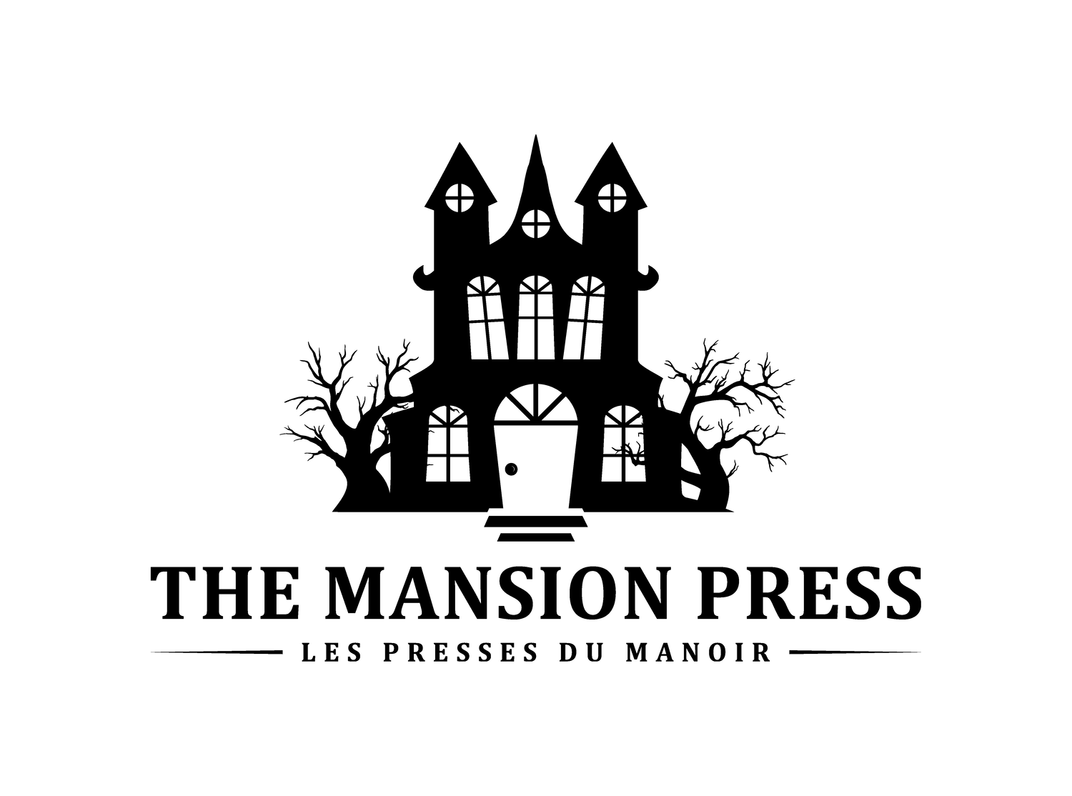 The Mansion Press logo in black text on a white background