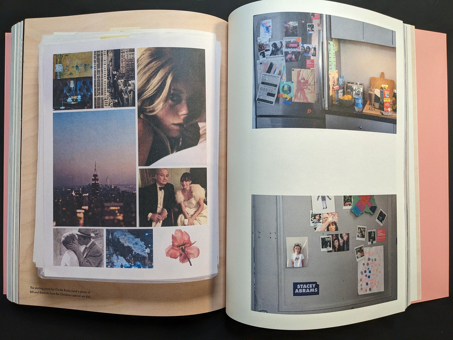 Collage of film stills, cityscapes, and Sofia Coppola’s creative workspace, from Archive