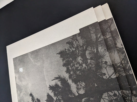 Close-up of the layered folded cover of ASH (New Edition) by Muge.