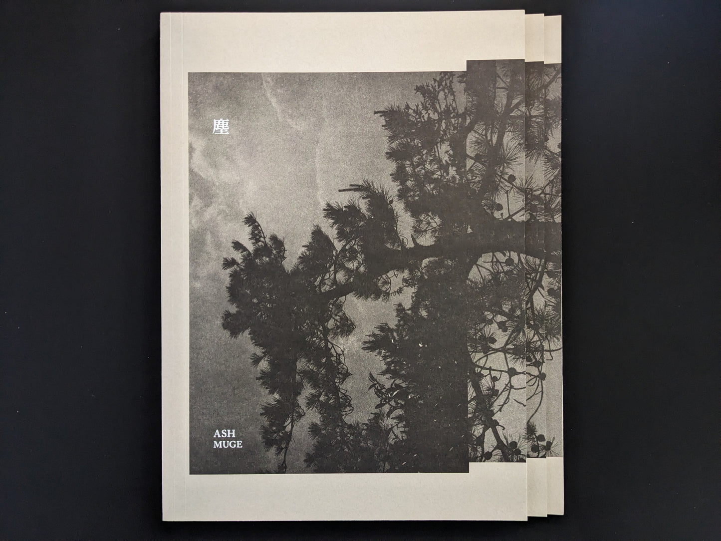 Front cover of the photobook Ash (New Edition) by Muge, Zen Foto Gallery.
