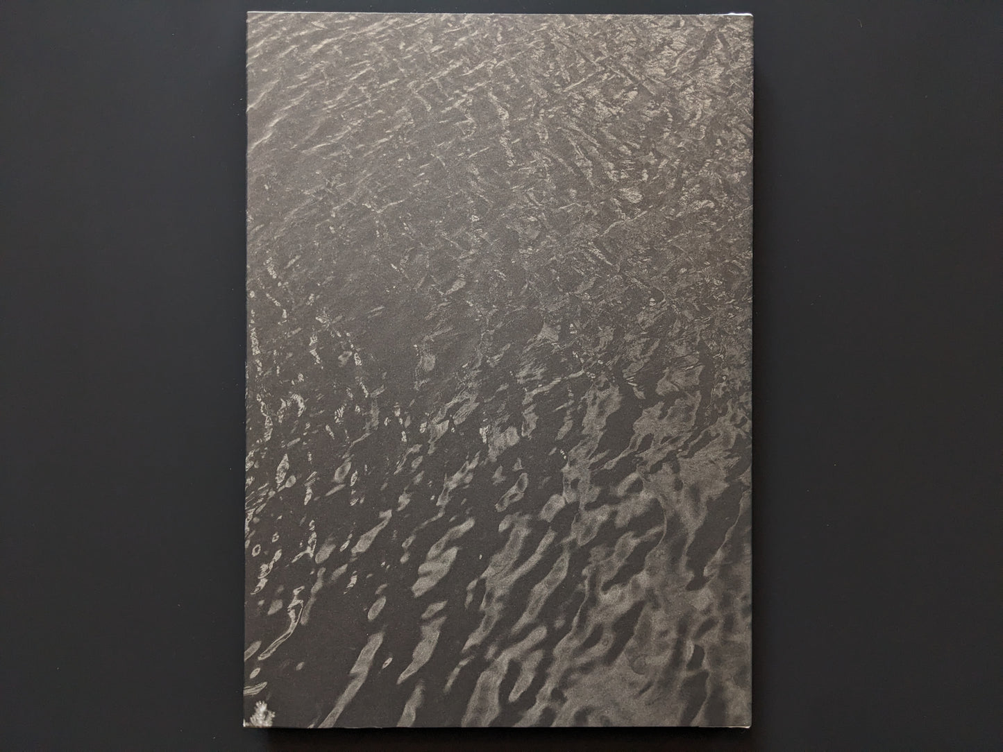 Back cover with subtle water texture from ELV by Massimo Leardini