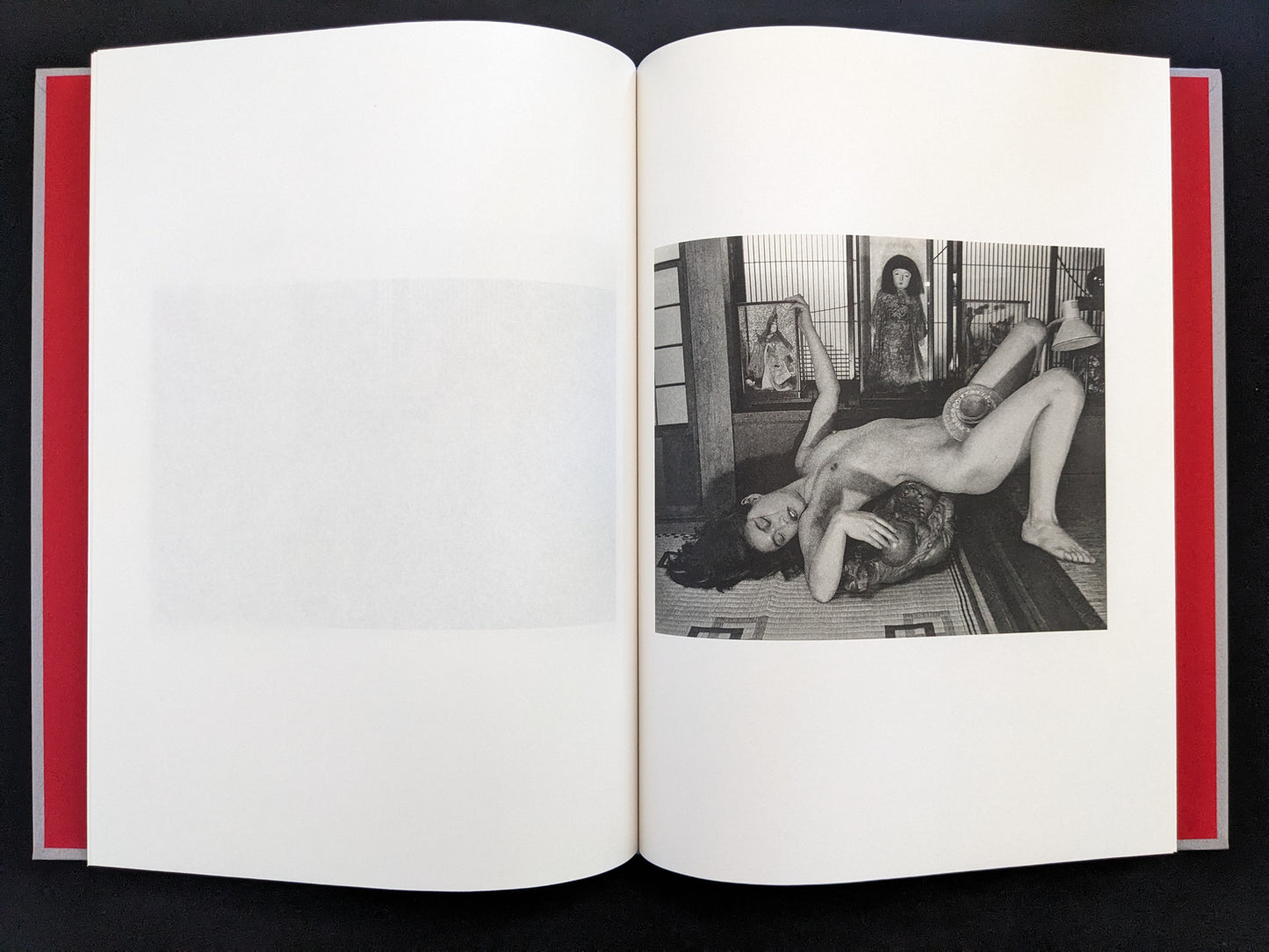 Reclining female nude with traditional Japanese interior, from Eros Lost by Seiji Kurata.
