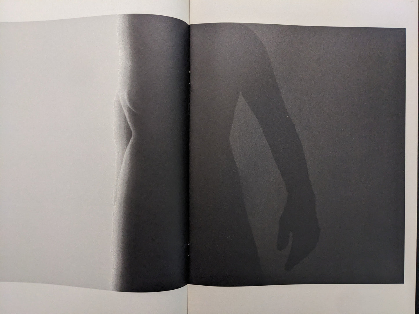Abstract silhouette of a hand in Far East Obsession photobook by Mark Pearson.