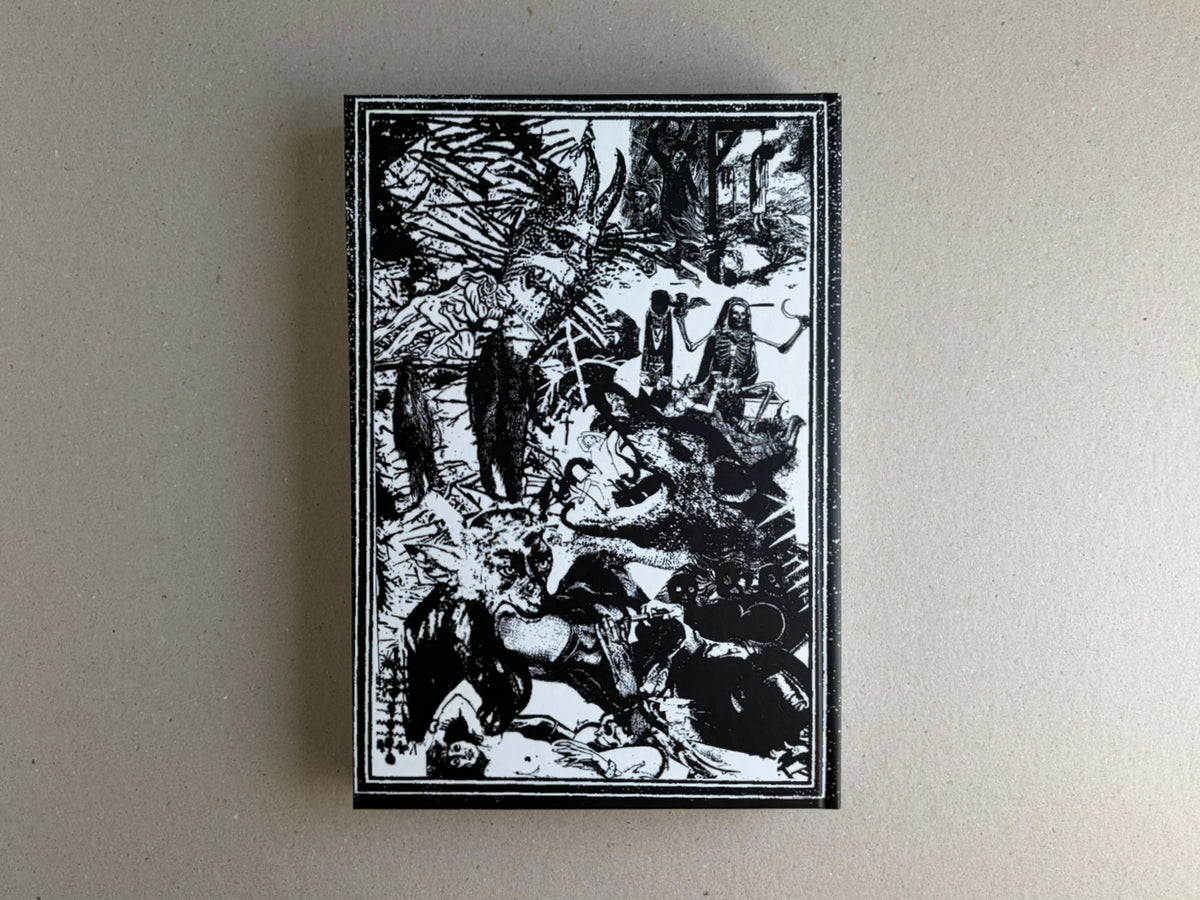 GIFTNÅLEN no 1 by Kristian Olsson, front cover with a black-and-white collage illustration