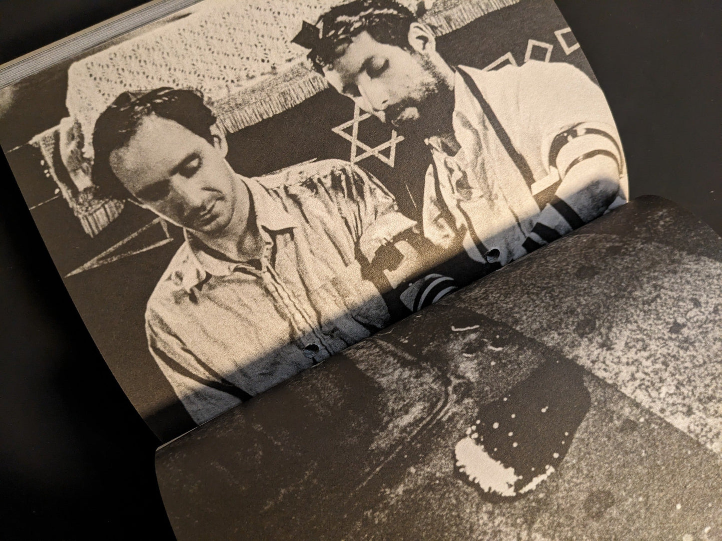 Black-and-white photograph of cast members from Pi, featured in The Guerilla Diaries.