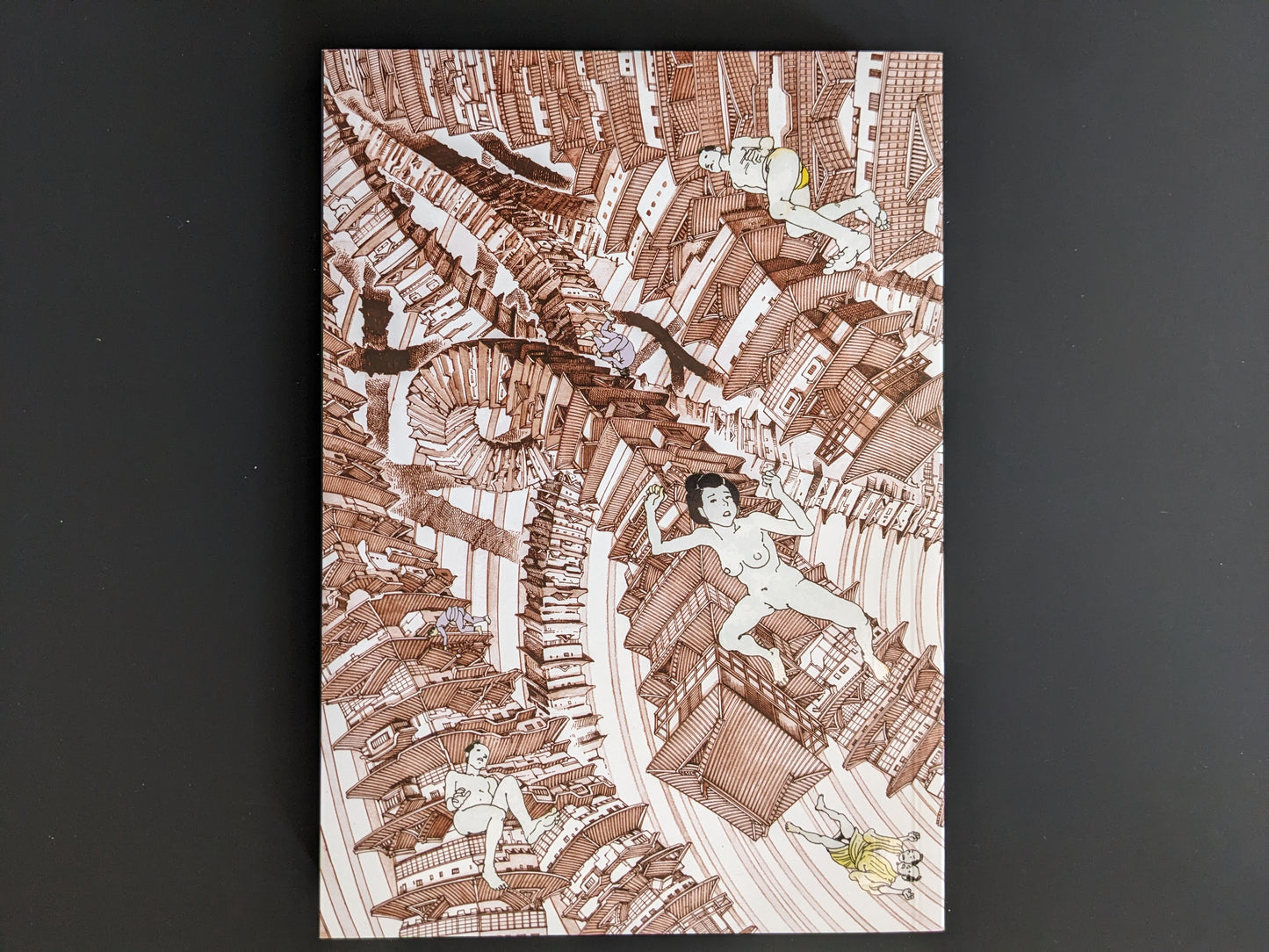 Back cover of 'The Princess of the Never-ending Castle' by Shintaro Kago – pocket edition.