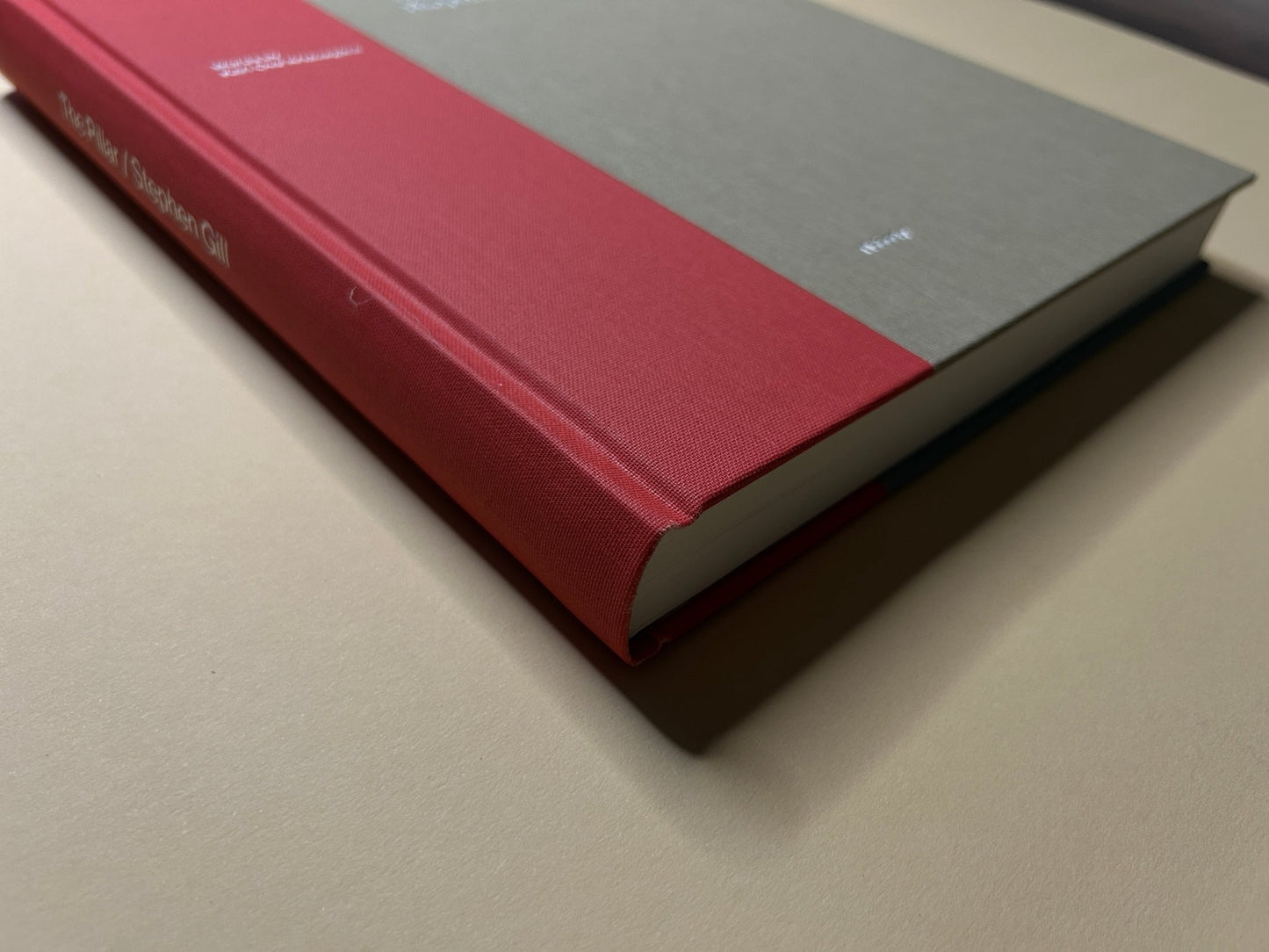 Stephen Gill – The Pillar (signed copy) - Nobody Books - Lokator100