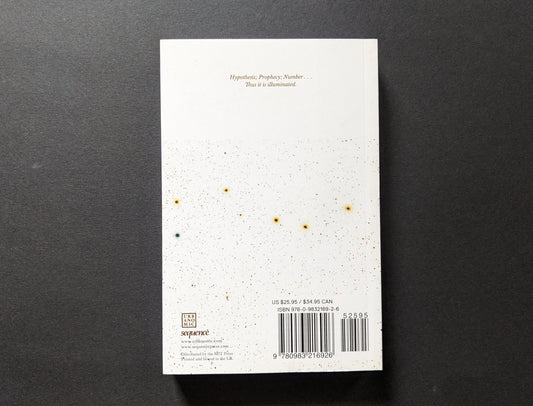 Back cover of The Number and the Siren by Quentin Meillassoux, with a quote from the book and the publisher's details.