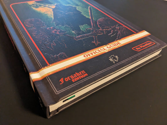Spine of Vermis I – Lost Dungeons and Forbidden Woods (Forsaken Edition) hardcover art book by Plastiboo.
