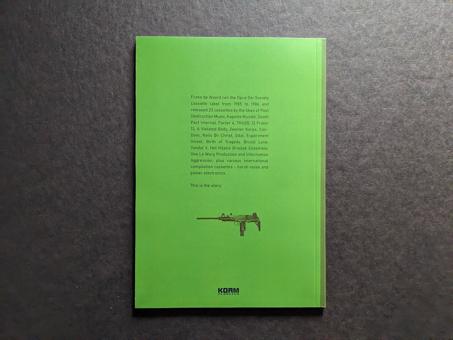 Back cover of We Know How To Hate: The Opus Dei Society Story with publisher text and green design.