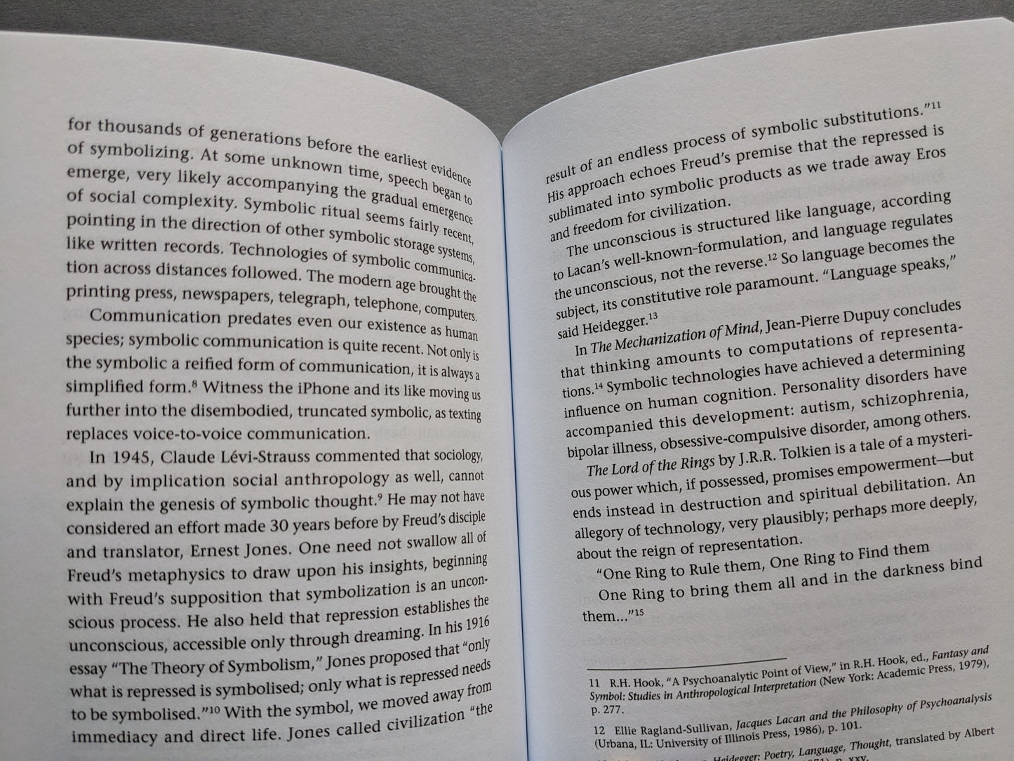 Page from When We Are Human by John Zerzan – critique of symbolic communication and civilization