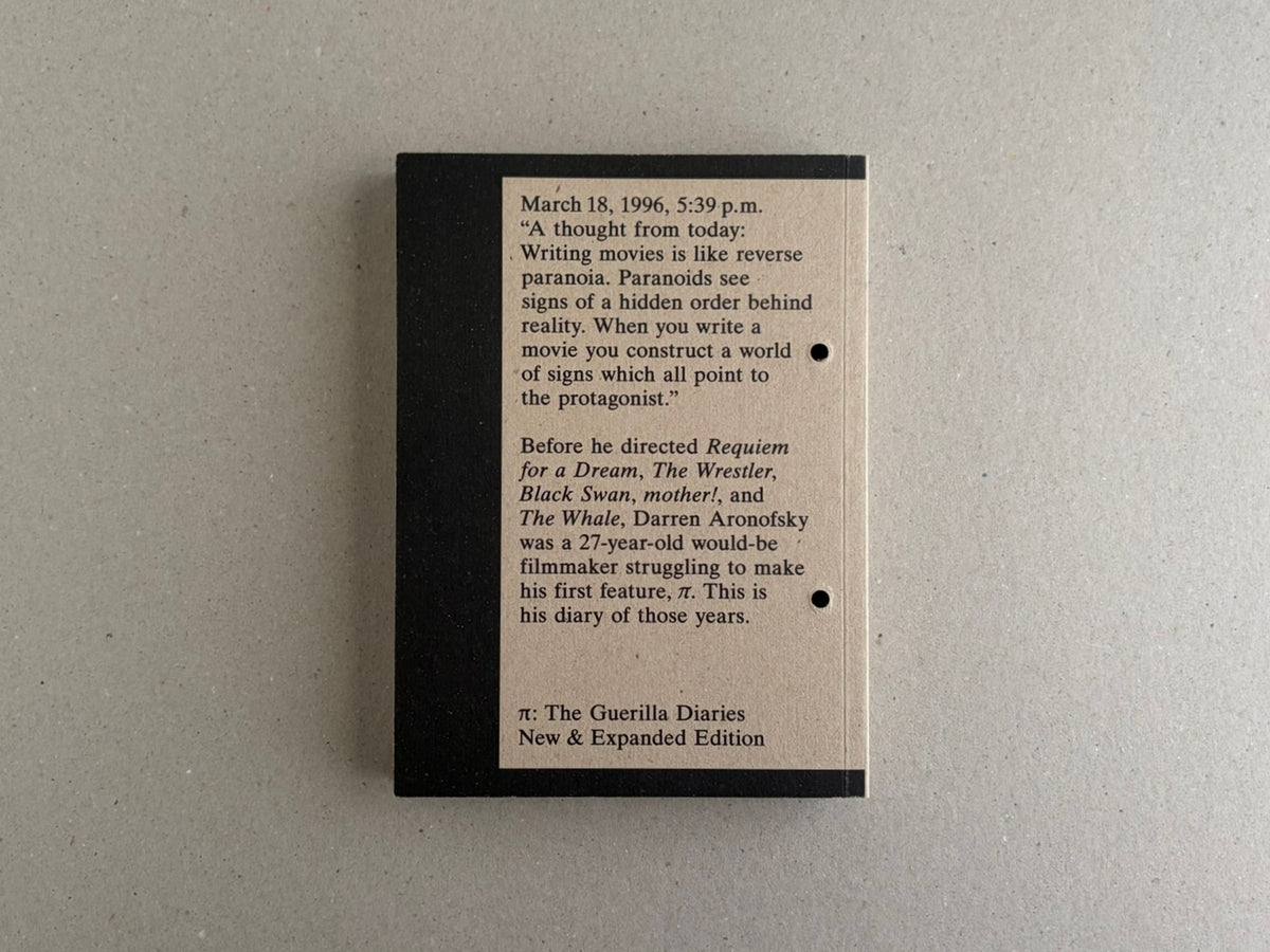 Pi: The Guerilla Diaries – Darren Aronofsky