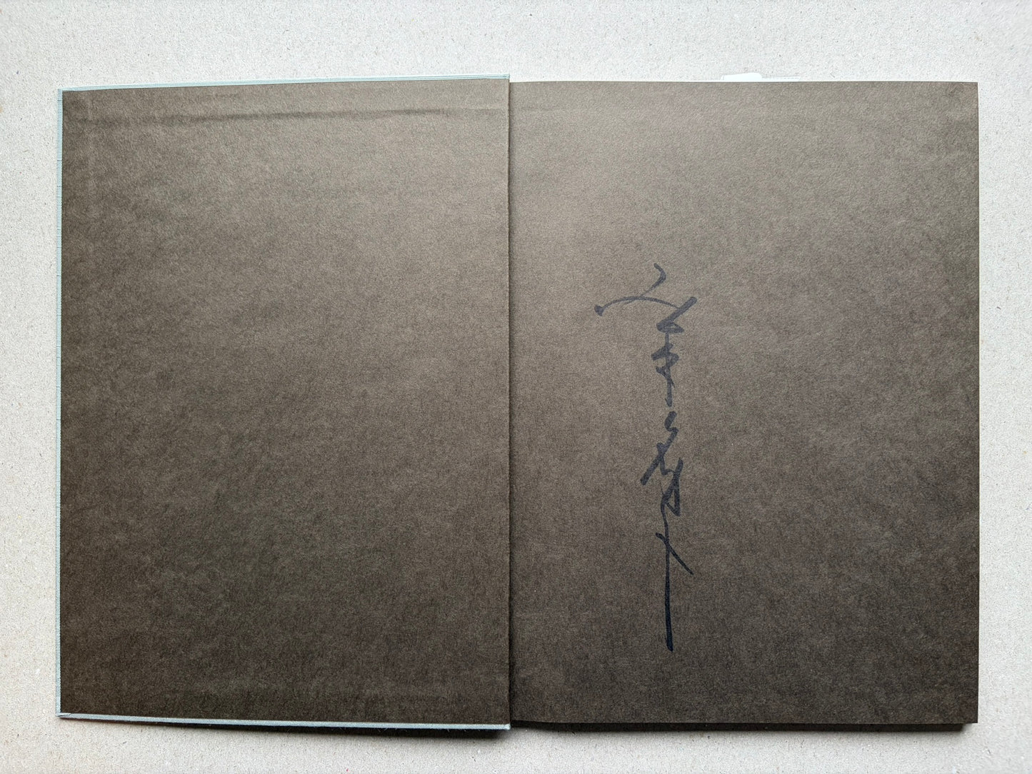 Altar of Narcissus by Takato Yamamoto, New Black Edition, endpapers and signed page spread