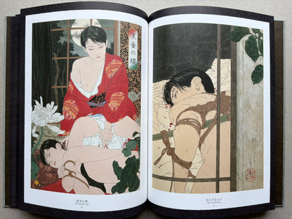Altar of Narcissus by Takato Yamamoto, New Black Edition, illustrated interior spread with two full-page images