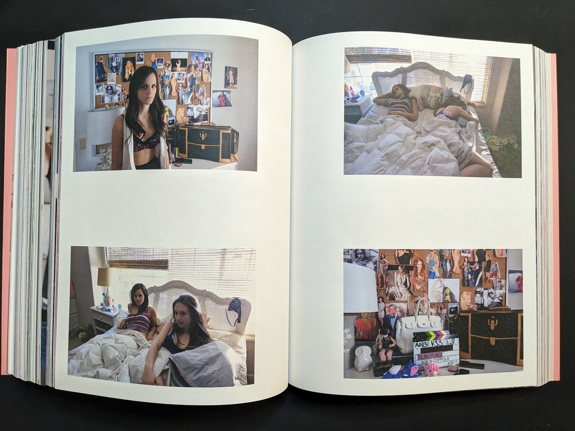 Film stills from The Bling Ring showing bedroom and interior scenes, from Archive by Sofia Coppola