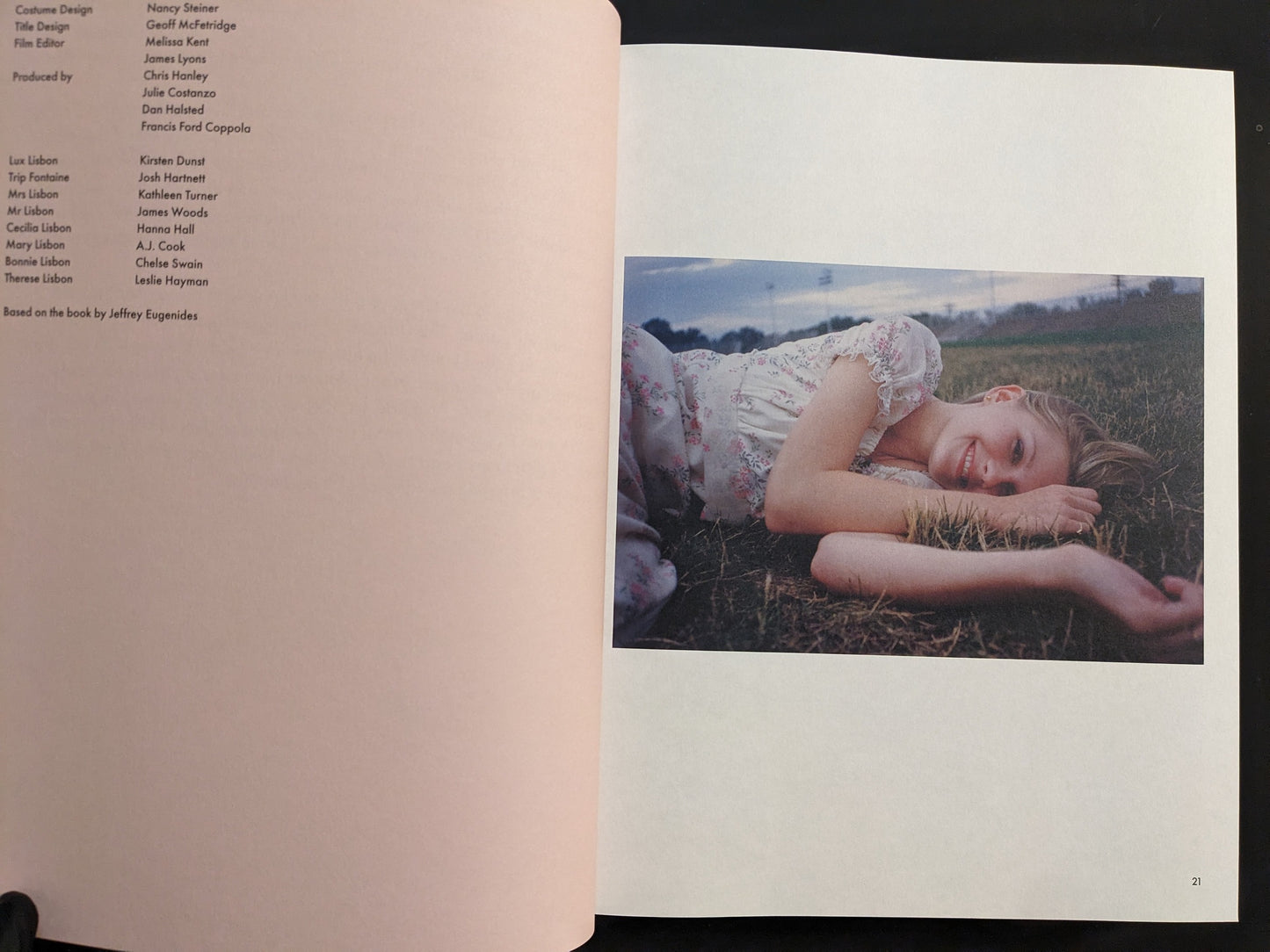 Still photograph of Kirsten Dunst from The Virgin Suicides featured in Sofia Coppola’s Archive