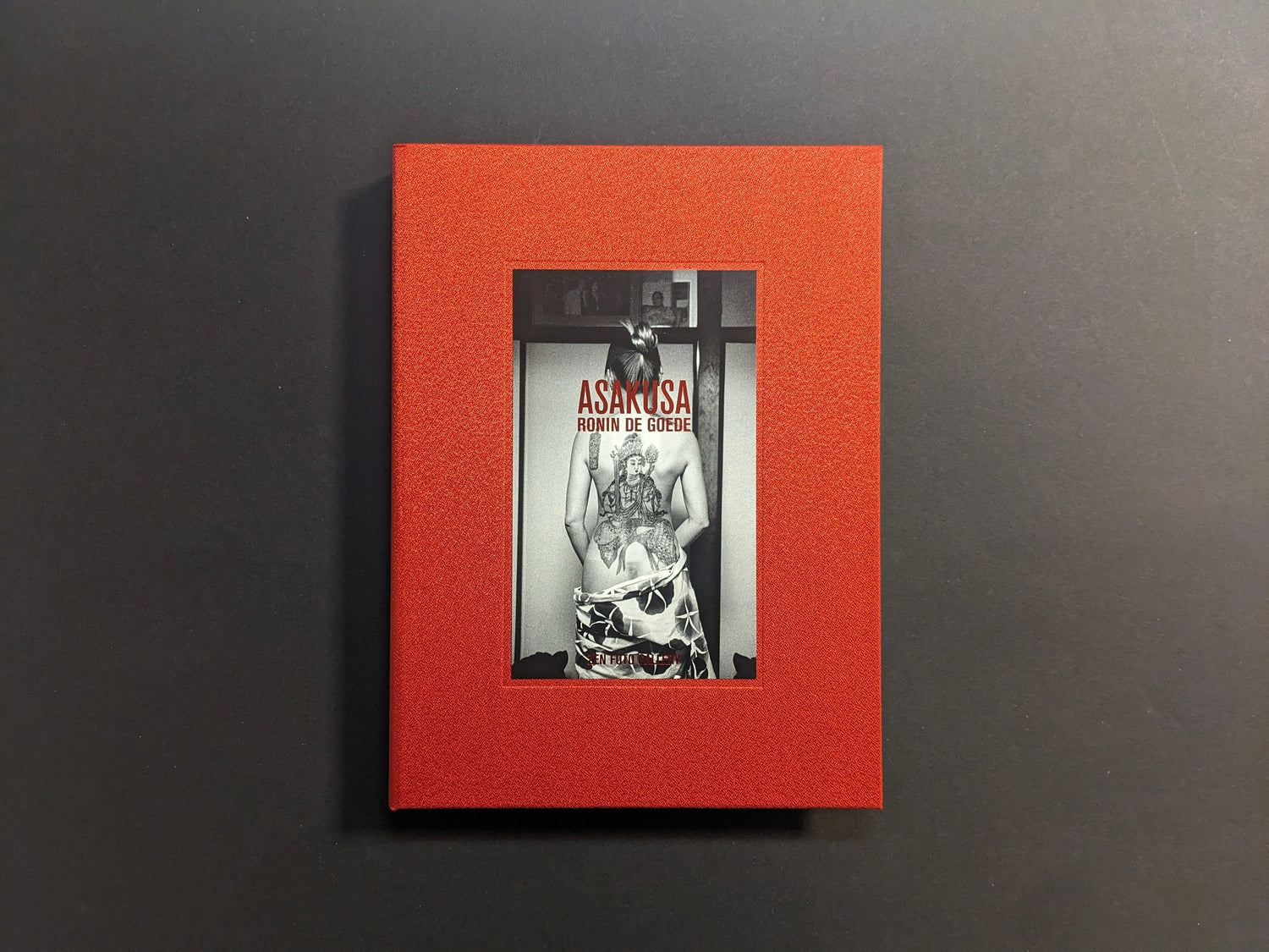 Front cover of Asakusa, a black-and-white photobook by Ronin de Goede