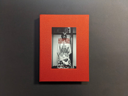 Front cover of Asakusa, a black-and-white photobook by Ronin de Goede