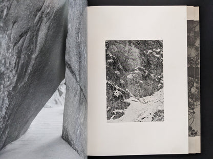 Black and white mountain landscape with snow from Ash (New Edition) by Muge.