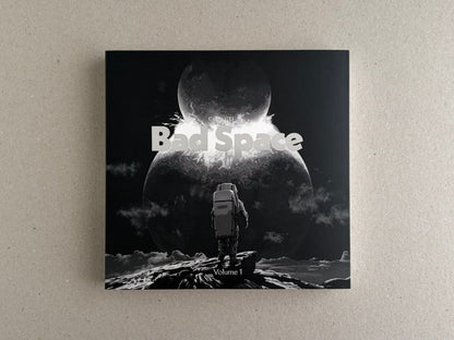 Front cover of Bad Space Volume 1 by Scott Base, with hot silver stamping on the softcover.