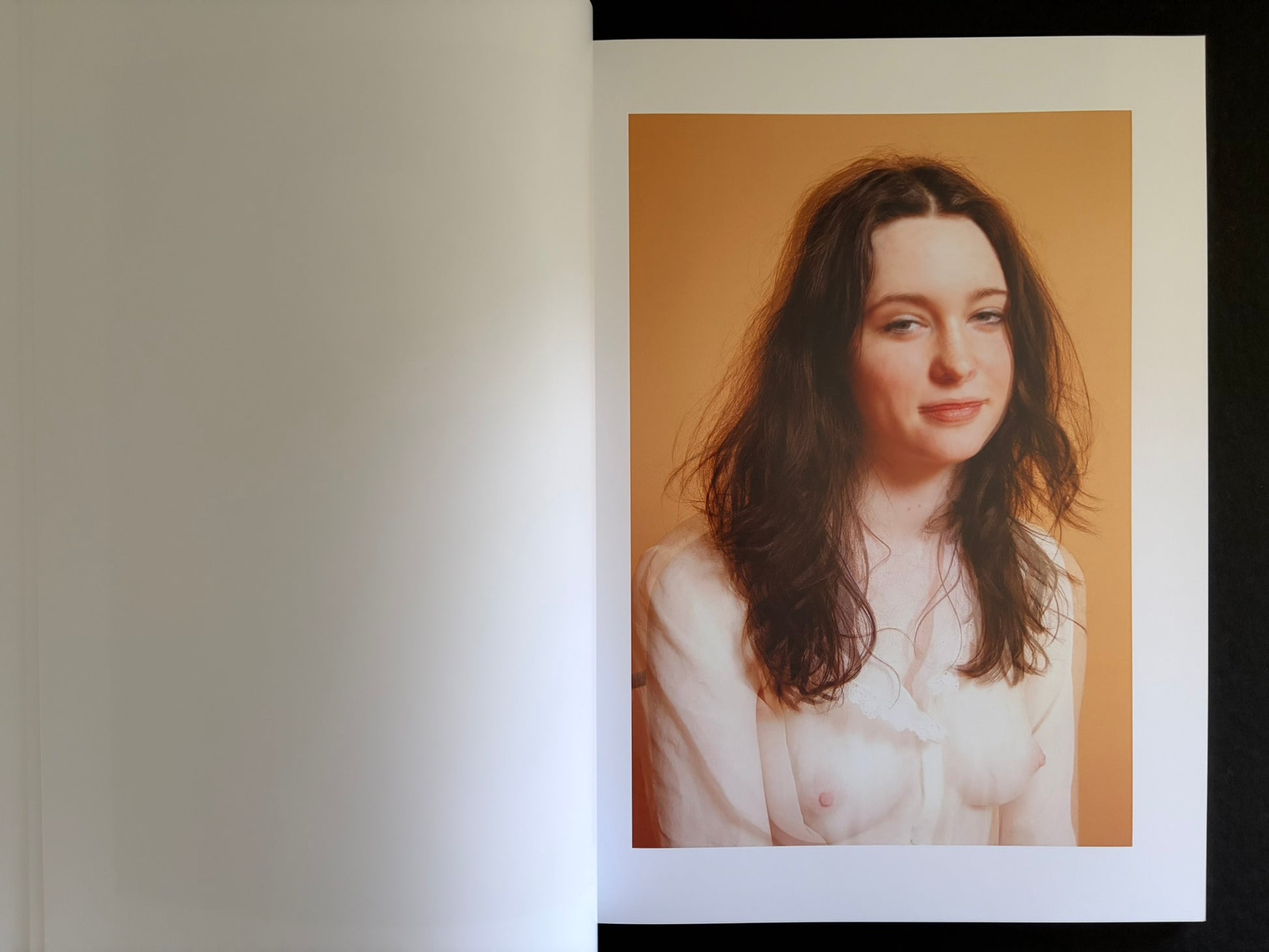 Open Baron Issue 7 by Richard Kern with a portrait on an orange background