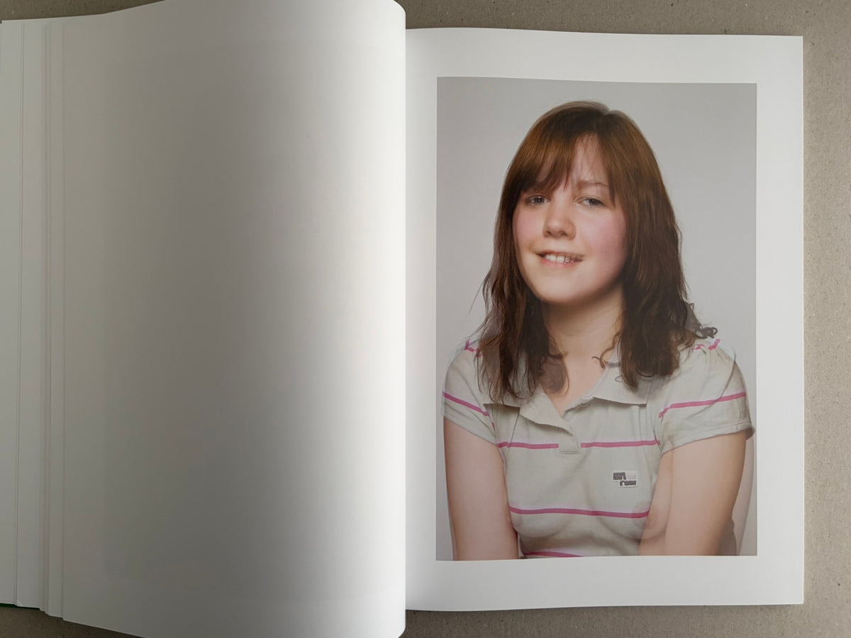 Baron Issue 7 by Richard Kern, open spread with a portrait on the right page and a blank left page.