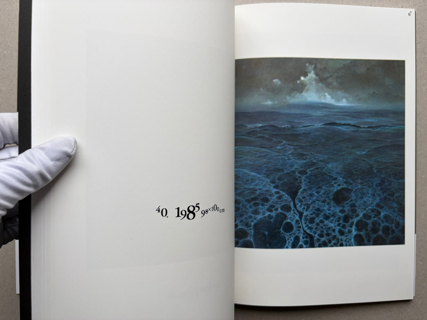 Interior spread from Beksinski 1929-2005 with two reproductions and page numbers visible.