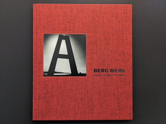 Front cover of Berg Werk photobook by Sincei Yamamoto with inset black-and-white photo