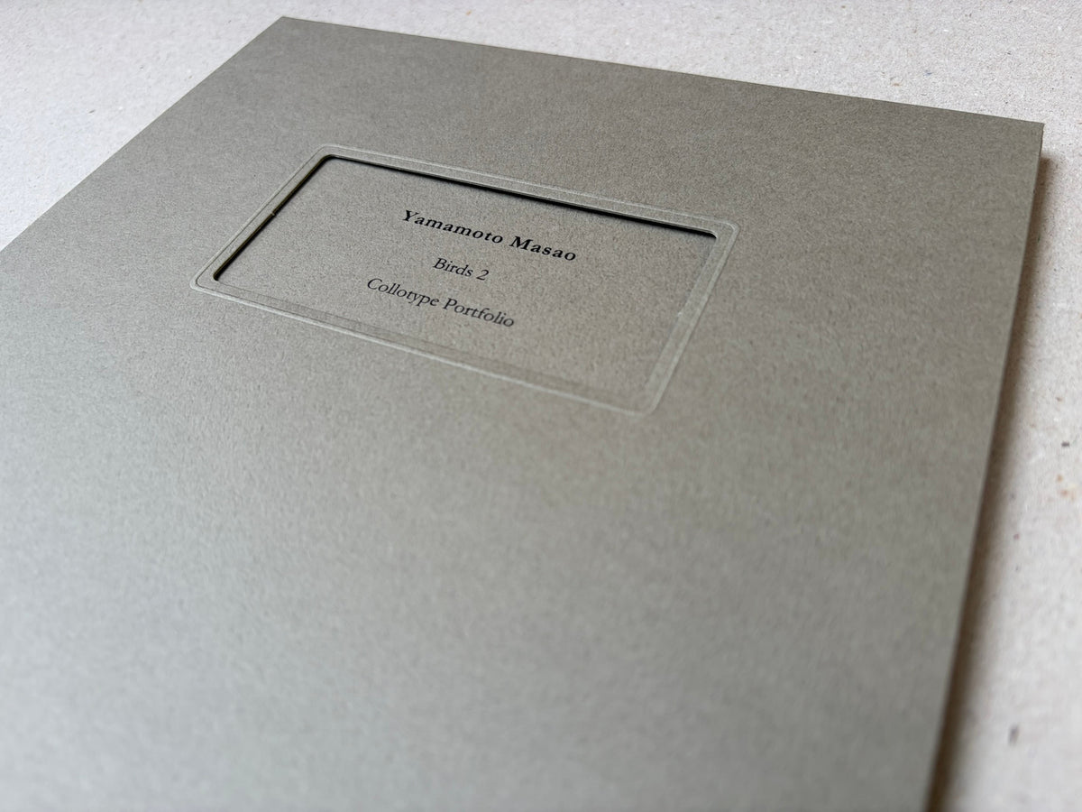 Birds 2 — Masao Yamamoto collotype portfolio case with printed title label