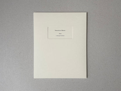Front cover of Birds by Masao Yamamoto, a collotype portfolio in a plain cream wrapper.