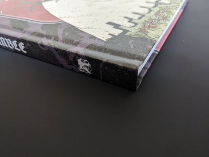Book spine of Bramble – Birth of the Amalgamoids showing Hollow Press logo