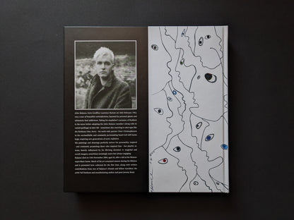 Back cover with biographical text and black-and-white photo of John Balance.