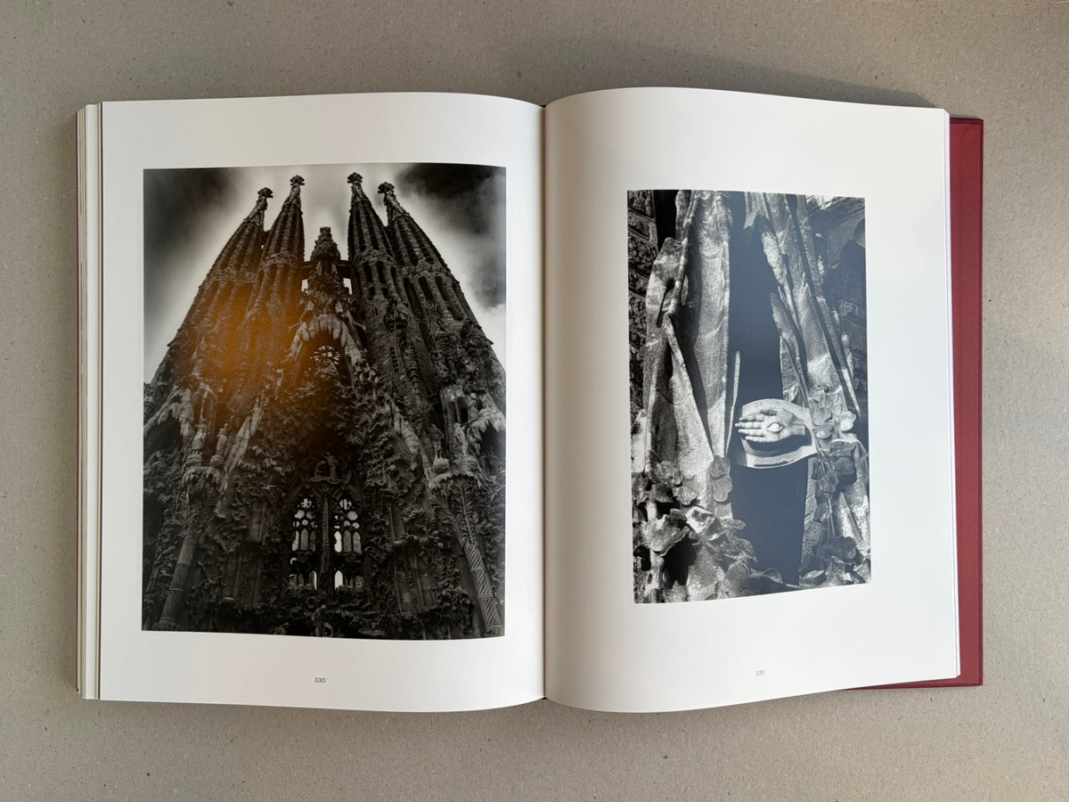 Open spread from Eikoh Hosoe, English edition, showing two black-and-white photographs on pages 330–331.