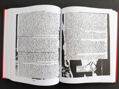 Interior spread with discussion pages on independent tape culture and a Midas Music address block.
