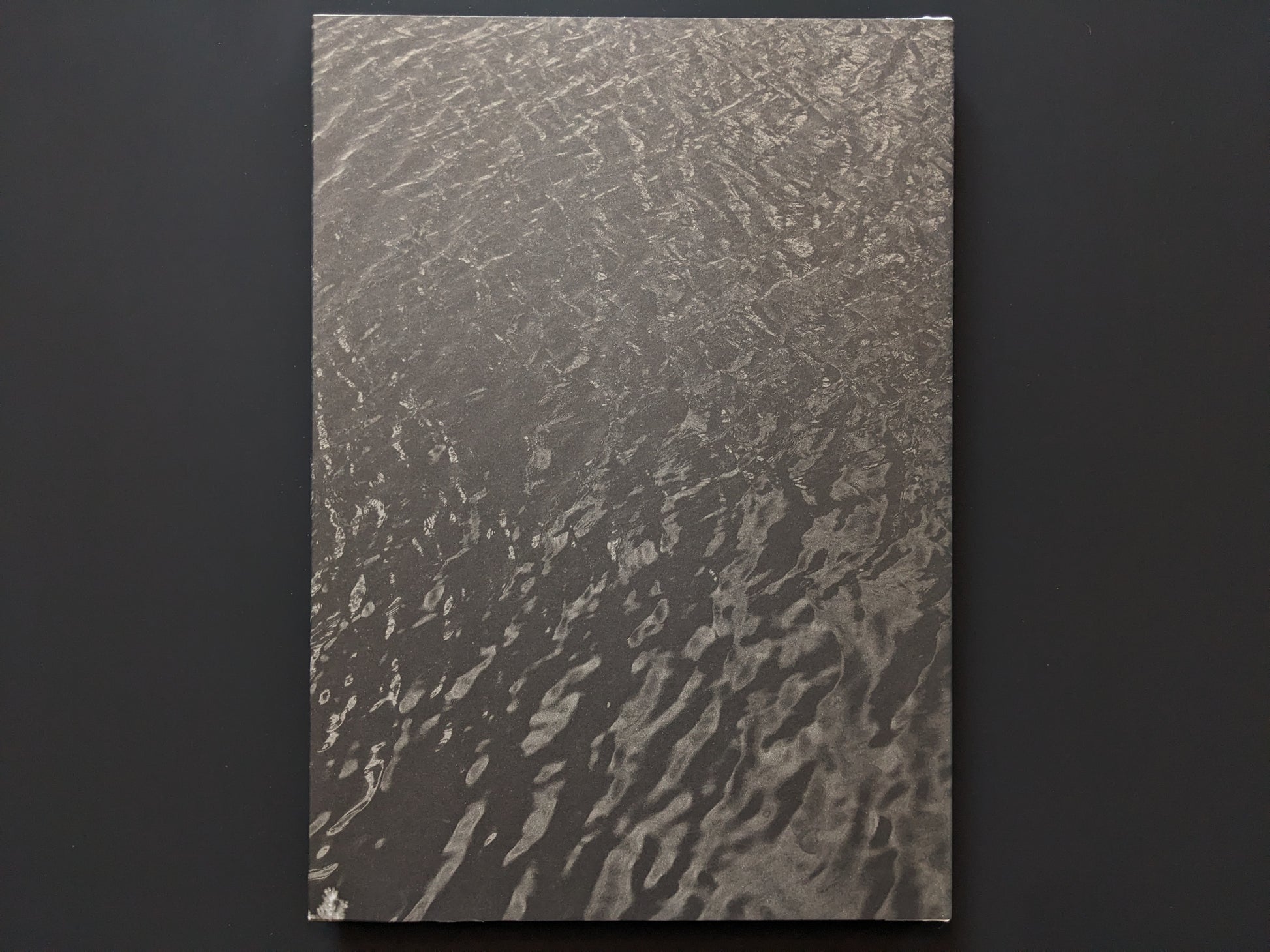 Back cover with subtle water texture from ELV by Massimo Leardini