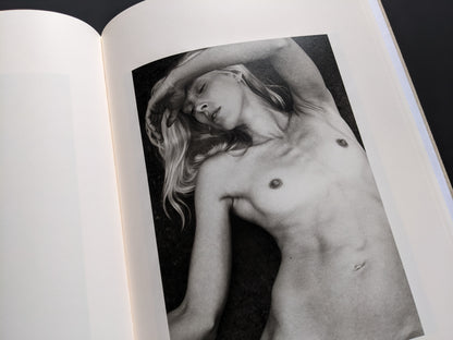 Monochrome portrait of a reclining nude woman from ELV by Massimo Leardini