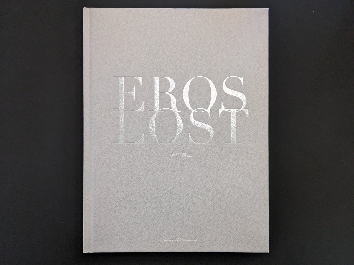 Front cover of Eros Lost by Seiji Kurata, hardcover photobook from Zen Foto Gallery.