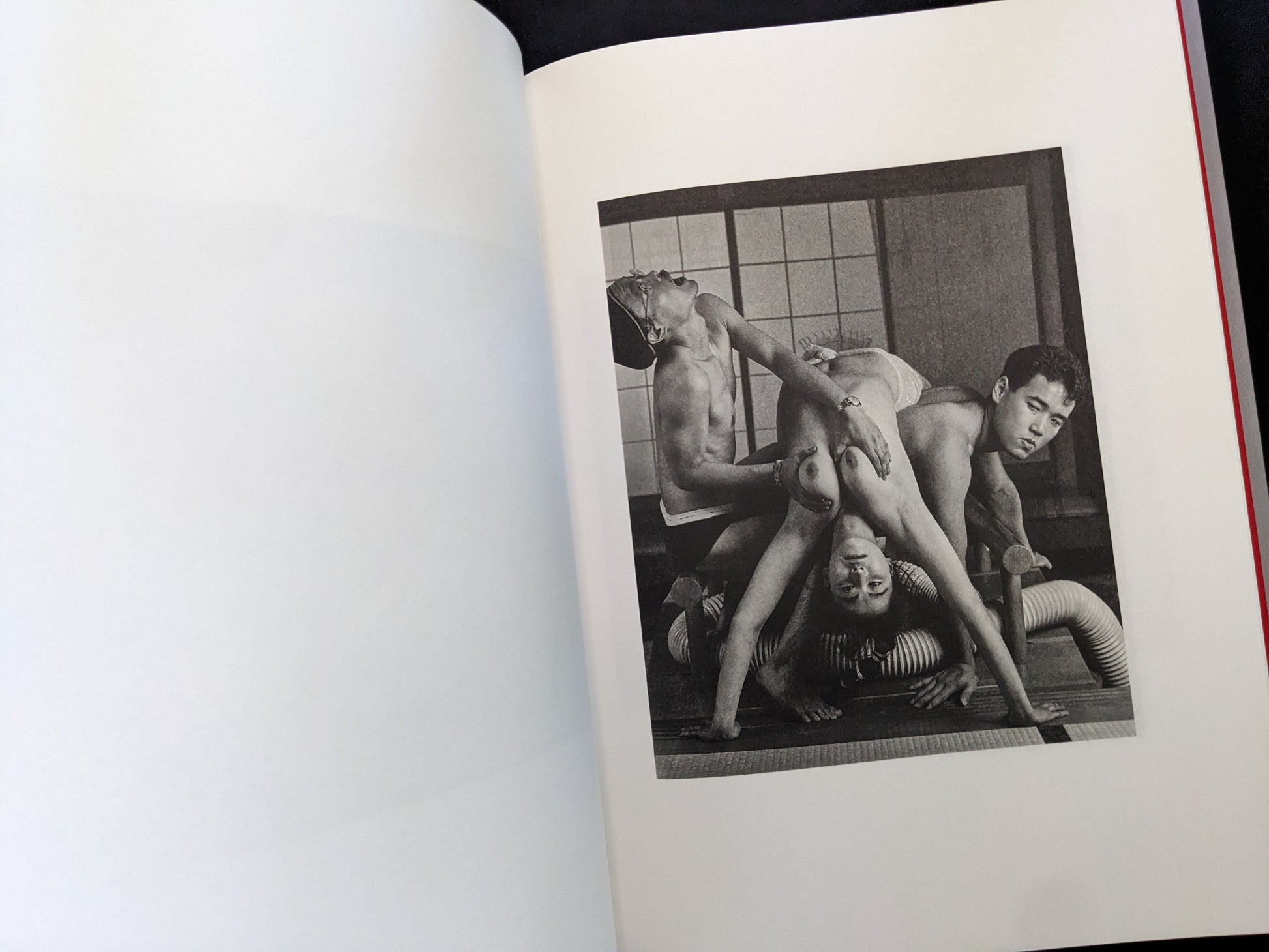 Group nude composition in traditional Japanese room from Seiji Kurata’s Eros Lost.