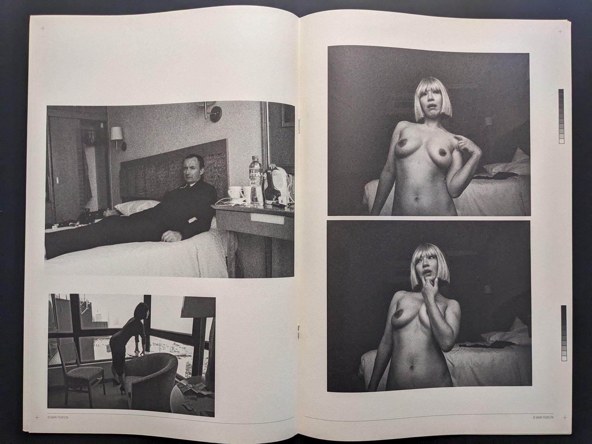Hotel room scenes and nude portraits from Far East Obsession by Mark Pearson.