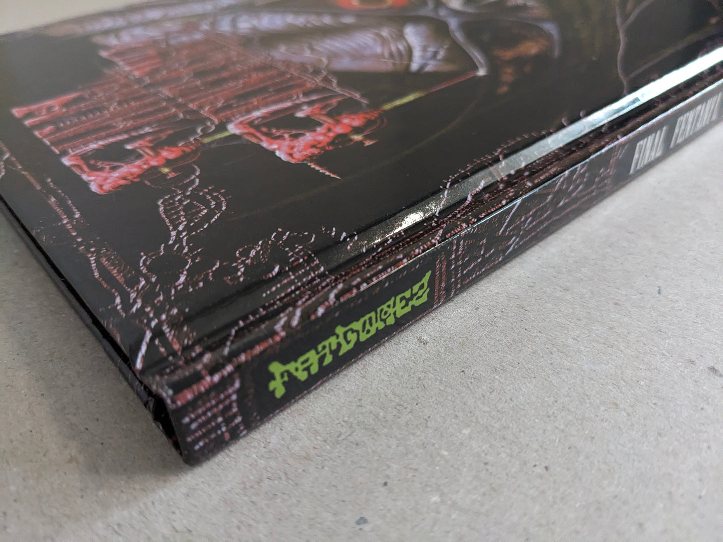 Final Fentanyl by Fatgomez (Hollow Press) – spine detail.