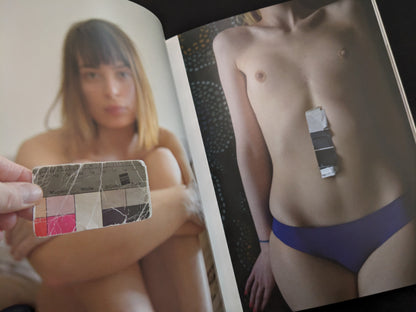 Artistic nude photography with grey card, Grey Cards by Richard Kern