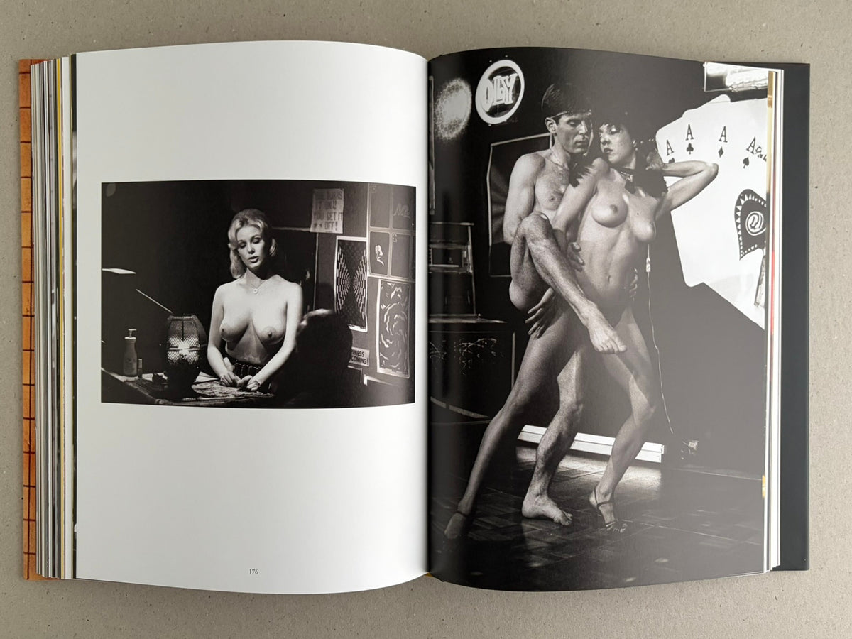 Open spread from HARDCORE (Dust Jacket) – Eric Kroll, showing black-and-white nude photographs across two pages.