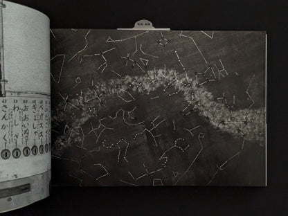 Drawing of constellations found in abandoned building on Hashima Island
