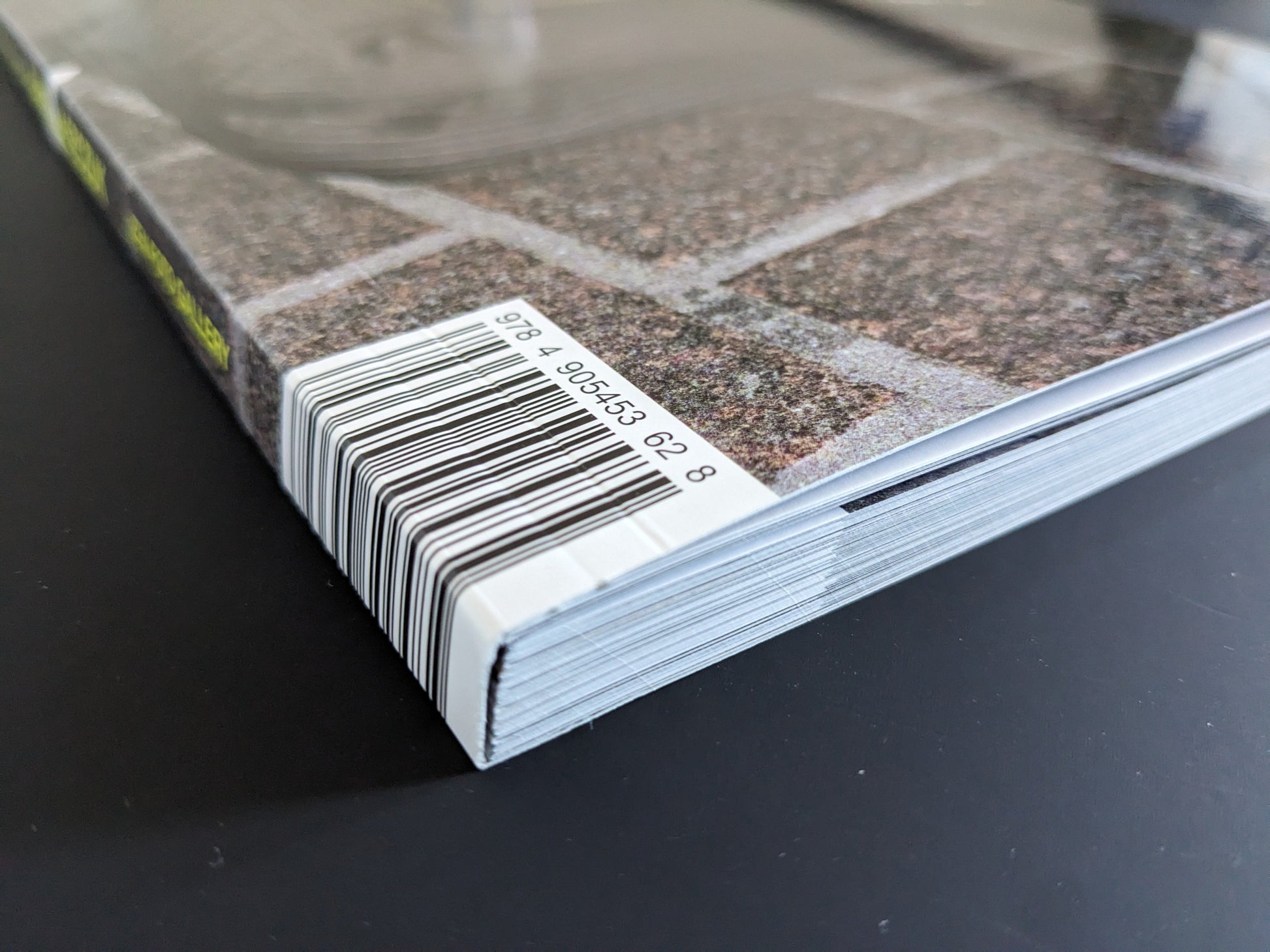 Spine of the book High Fashion with visible ISBN barcode