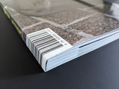 Spine of the book High Fashion with visible ISBN barcode