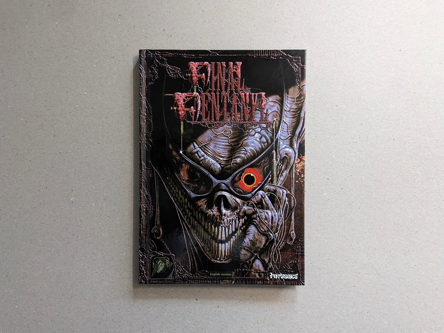 Final Fentanyl by Fatgomez (Hollow Press), cover with grotesque creature illustration and title