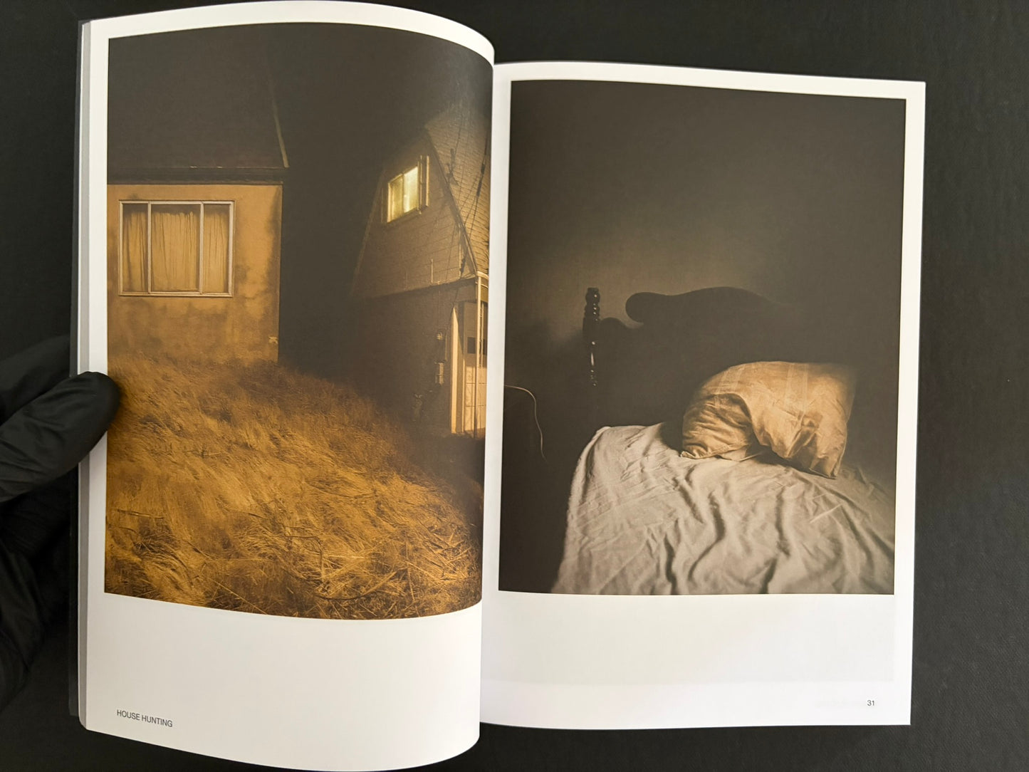 Hotshoe Issue 210: Todd Hido interior spread with two nighttime photographs