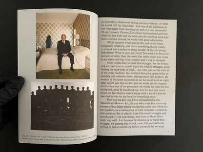 Hotshoe Issue 210: Todd Hido interior spread with a portrait on the left and text on the right