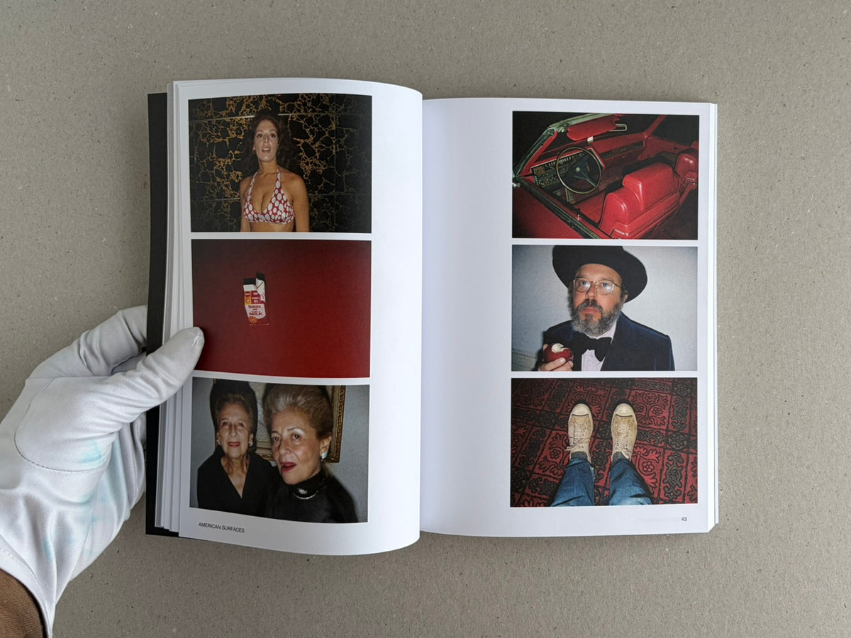 Open Hotshoe Issue 214: Stephen Shore showing a two-page spread of Stephen Shore photographs, including American Surfaces images.