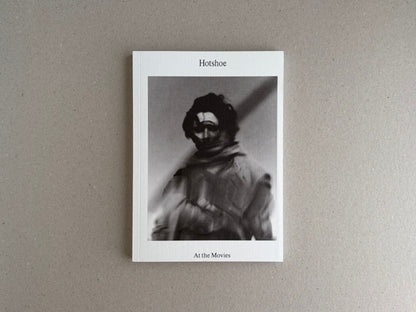 Front cover of Hotshoe Issue 215: At the Movies, showing a black-and-white portrait on a white cover.